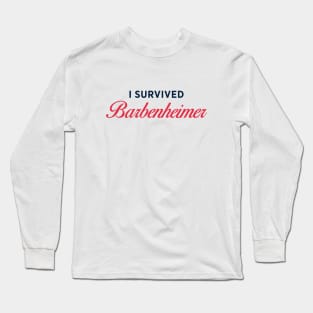 I survived Barbenheimer Long Sleeve T-Shirt